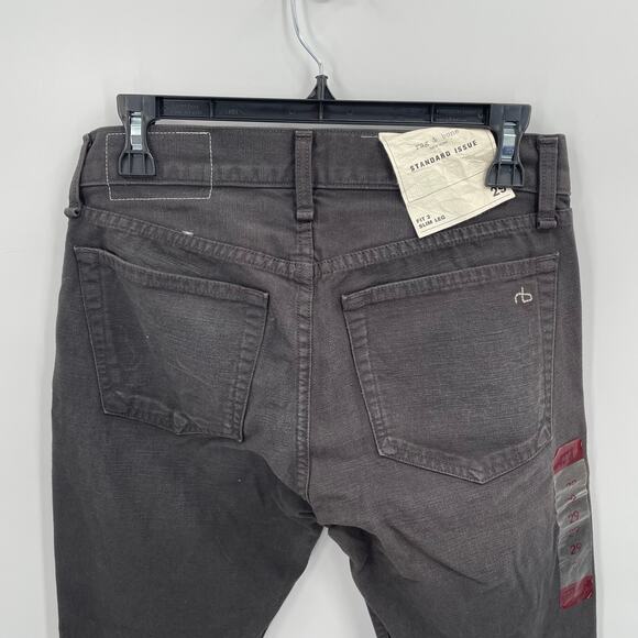 NWT Rag & Bone Fit 2 Slim Leg in Grey Wash Denim Jeans // 29x34 - Picture 6 of 10
